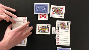 picture of cards being played